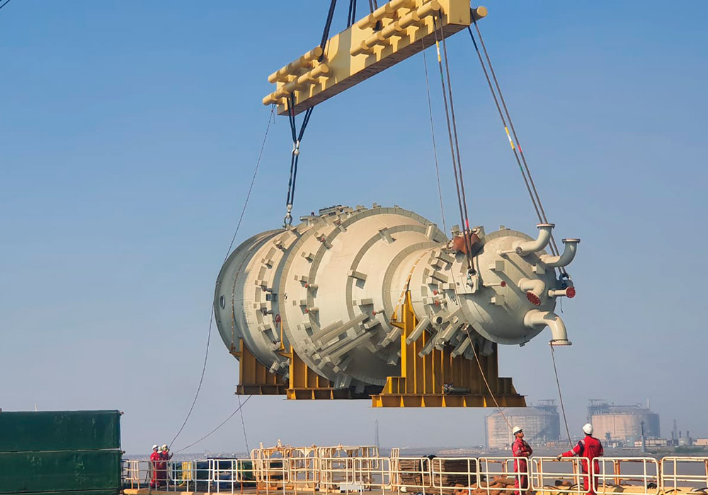 Total Movements delivers Super OD Cargo for Greenfield LNG Plant in