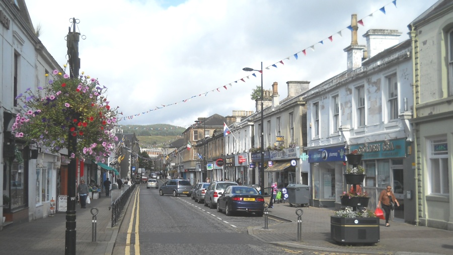 Photographs of the town of Dunoon on the Firth of Clyde on the West