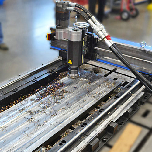 Flat surface milling