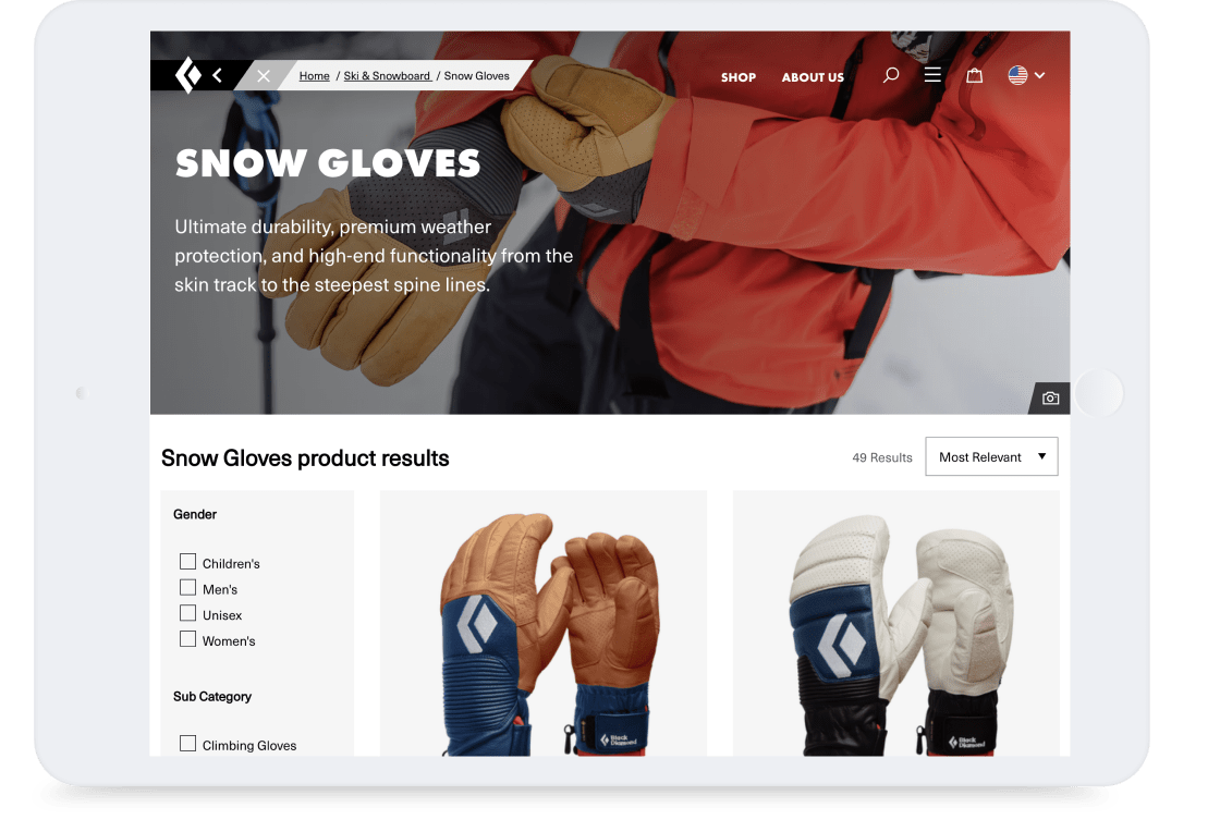 Case study device tablet black diamond