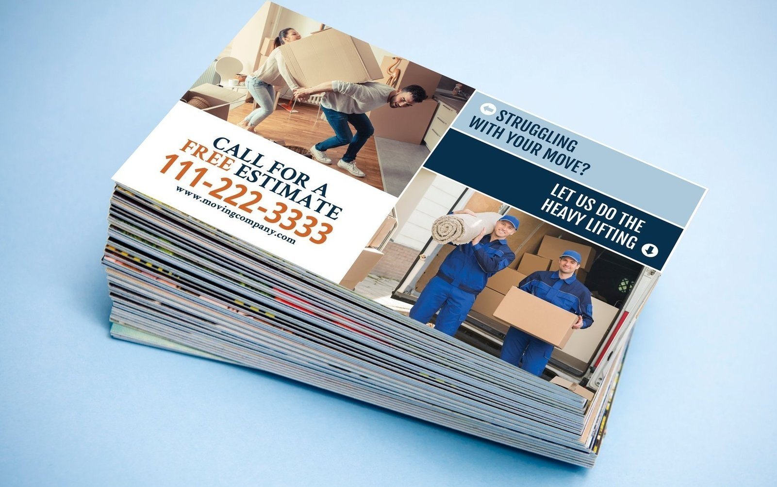 Moving Leads Bulk Postcards