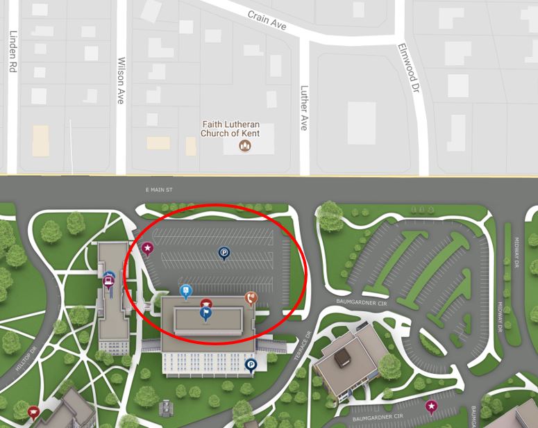 Kent State University Parking Map Parking on the Kent Campus Kent State University