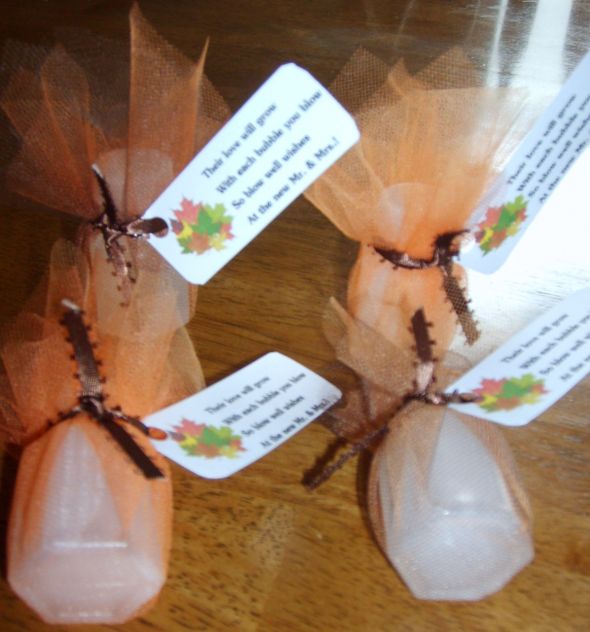 Fall Wedding Bubbles! Weddingbee Photo Gallery