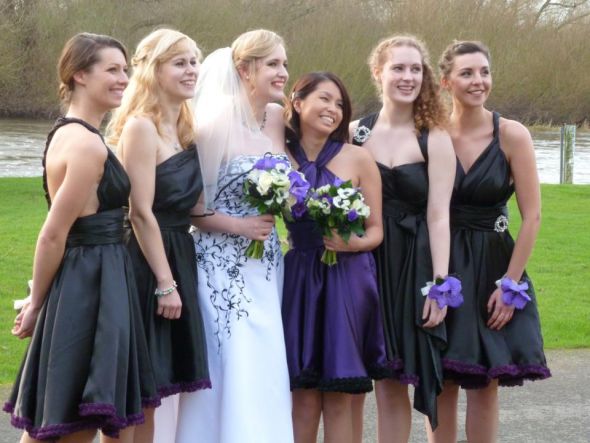 The Maid Of Honor Wearing A Different Dress: 52 Cool Ideas - Weddingomania Is Your Maid Of Honor Wearing Something Different Than Bms?