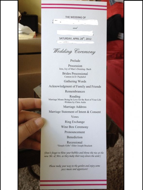 Our DIY Programs and Invites! Weddingbee Photo Gallery