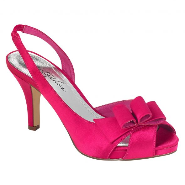 Looking for hot pink shoes for my wedding dress