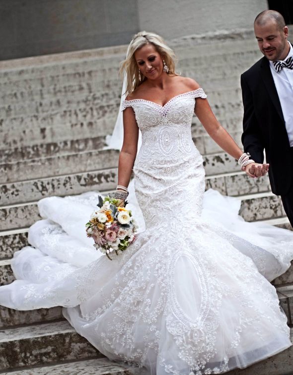 How to store a very large/heavy beaded gown?