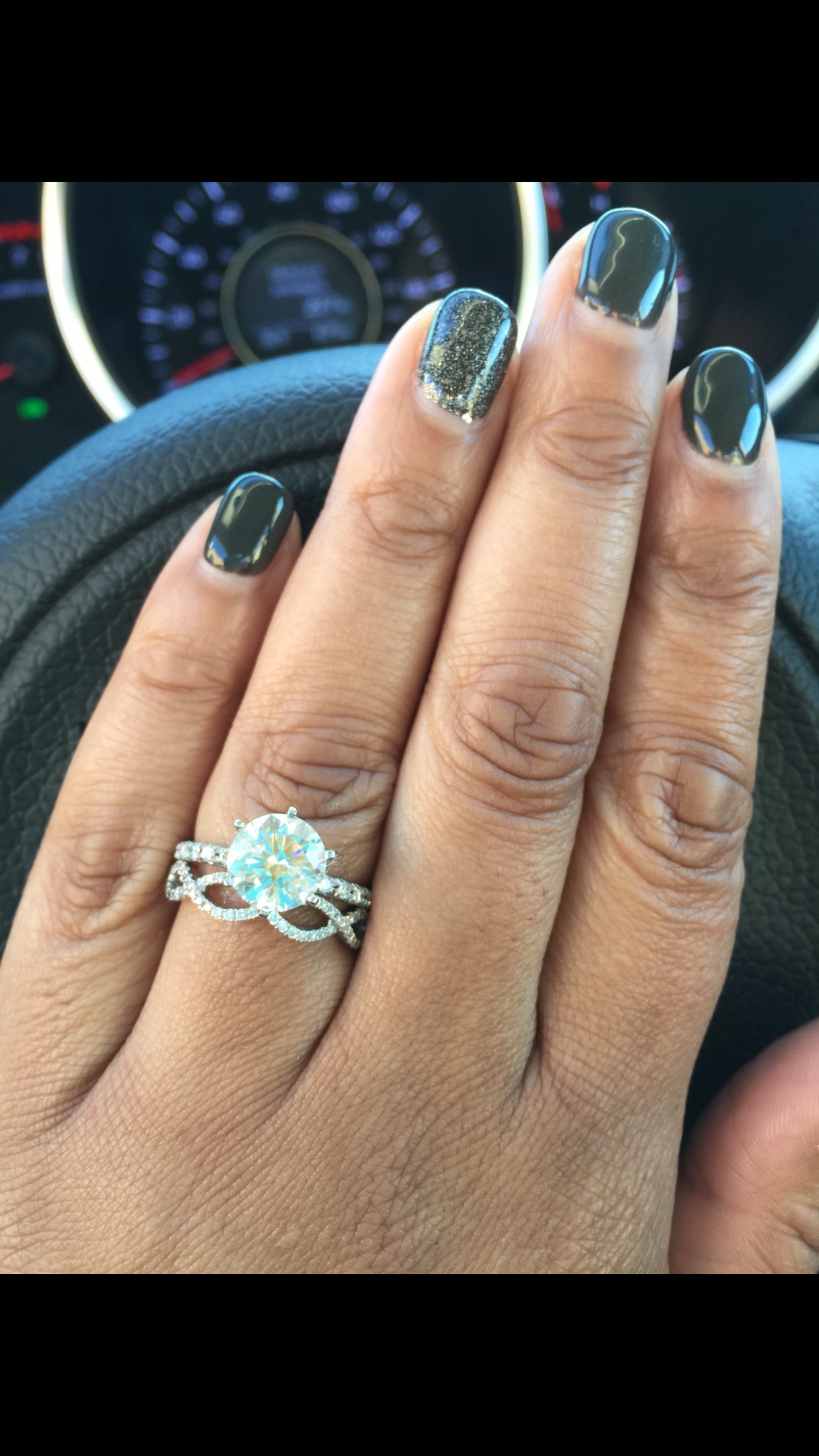 Wedding band larger than engagement ring? Show me! Page 2