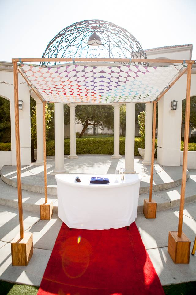 Did you make your own chuppah?