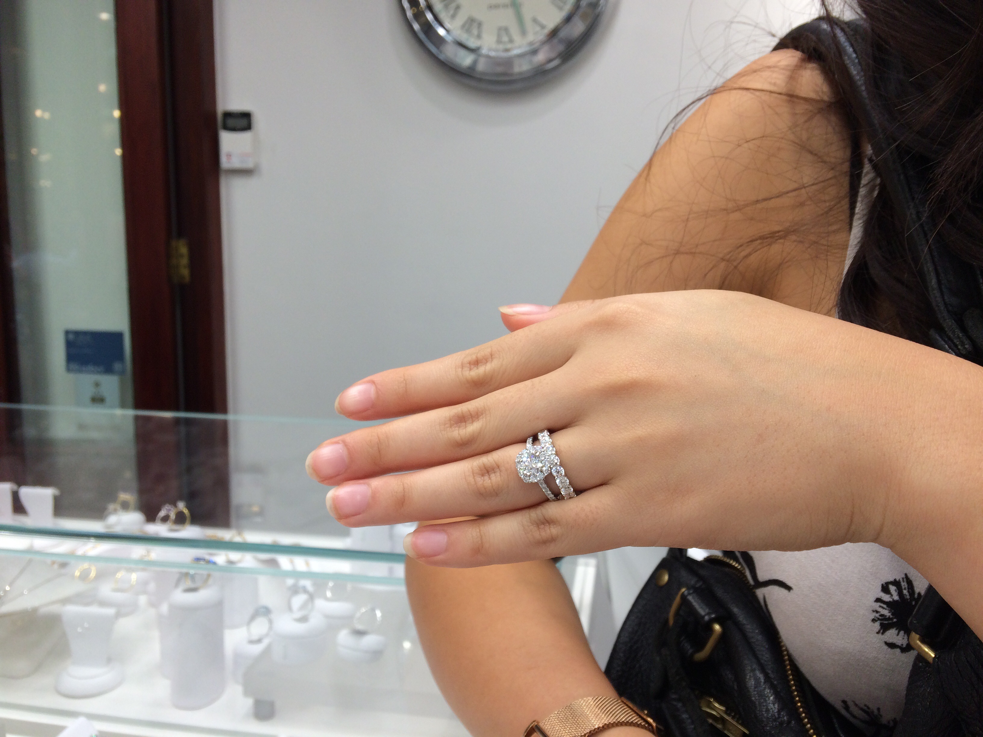 Eternity wedding band?! To go with my halo? Too much BLING? Page 2