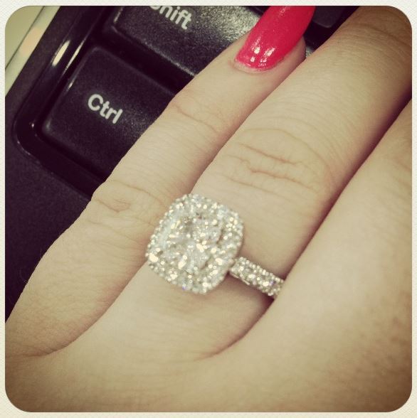 Ladies that have a BIG gap between their engagement ring and wedding band?