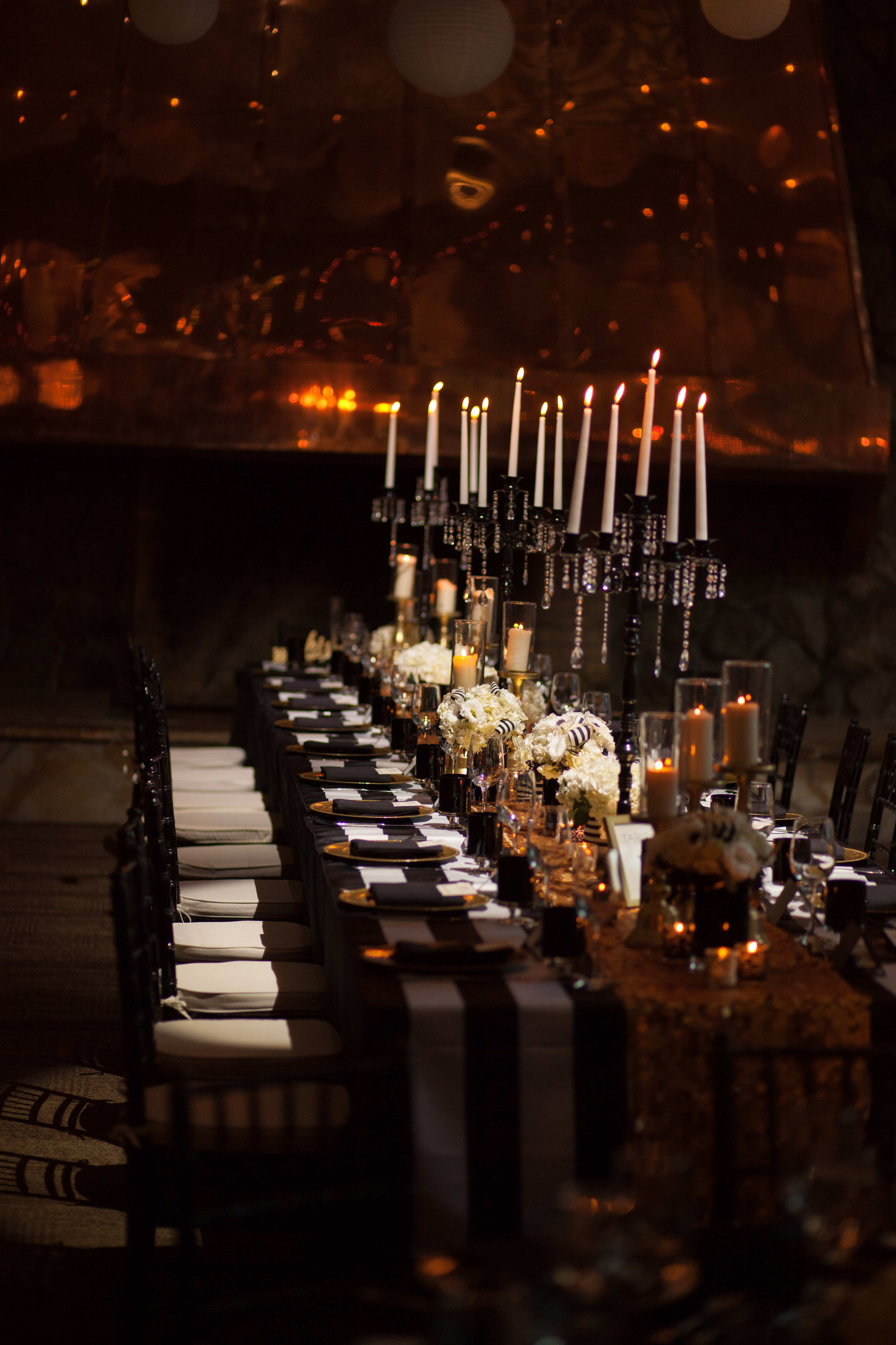 Bridesmaid bouquets as centerpieces?