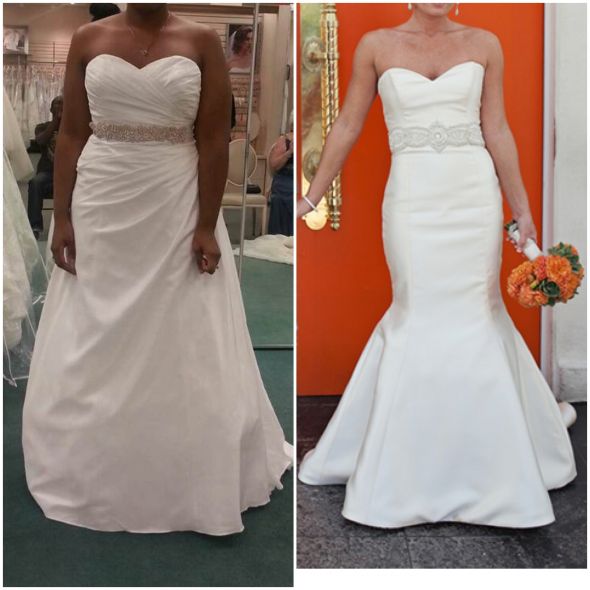 Could my aline be altered into a mermaid? Pics