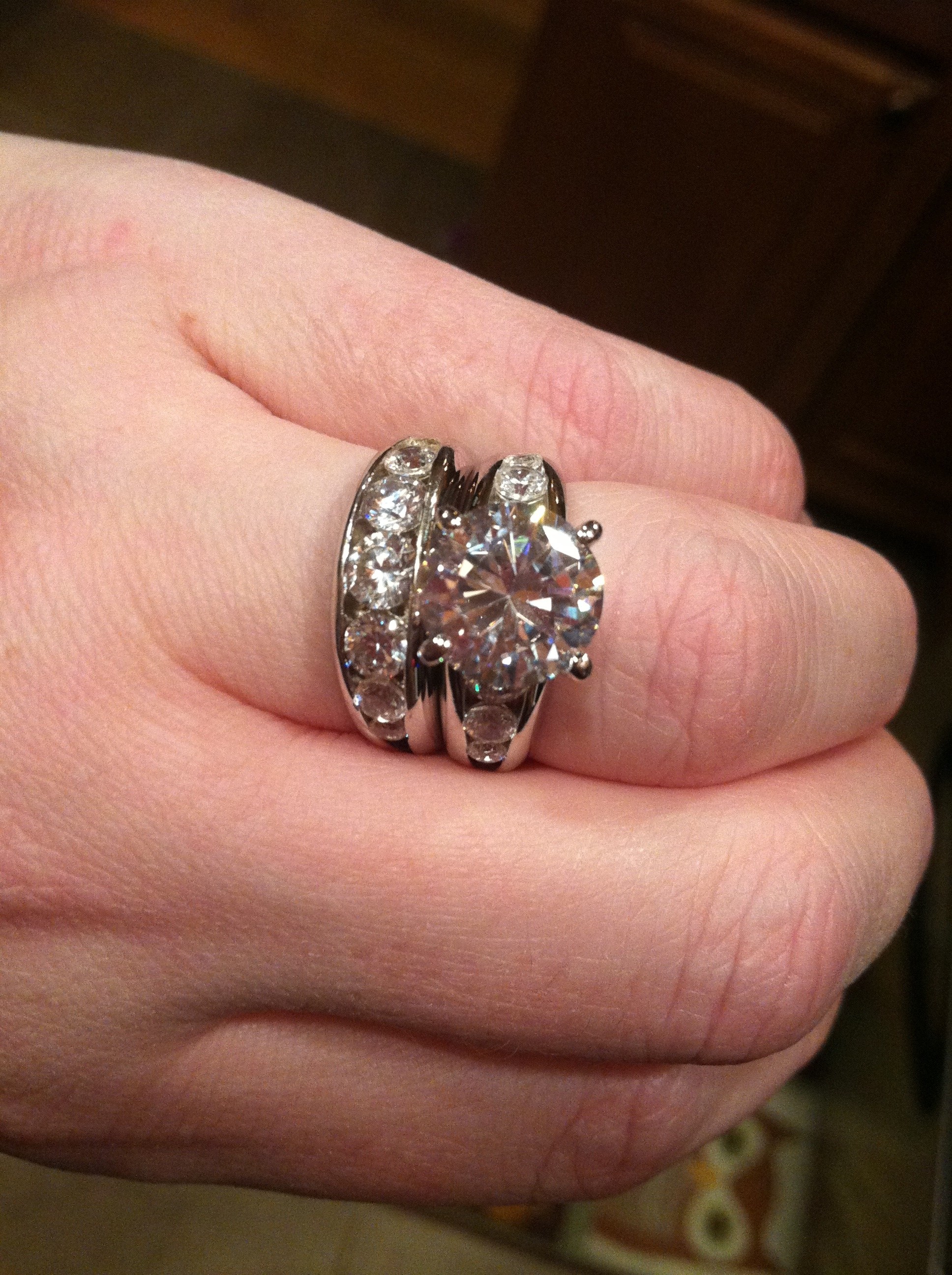 I baked my cz ring today.
