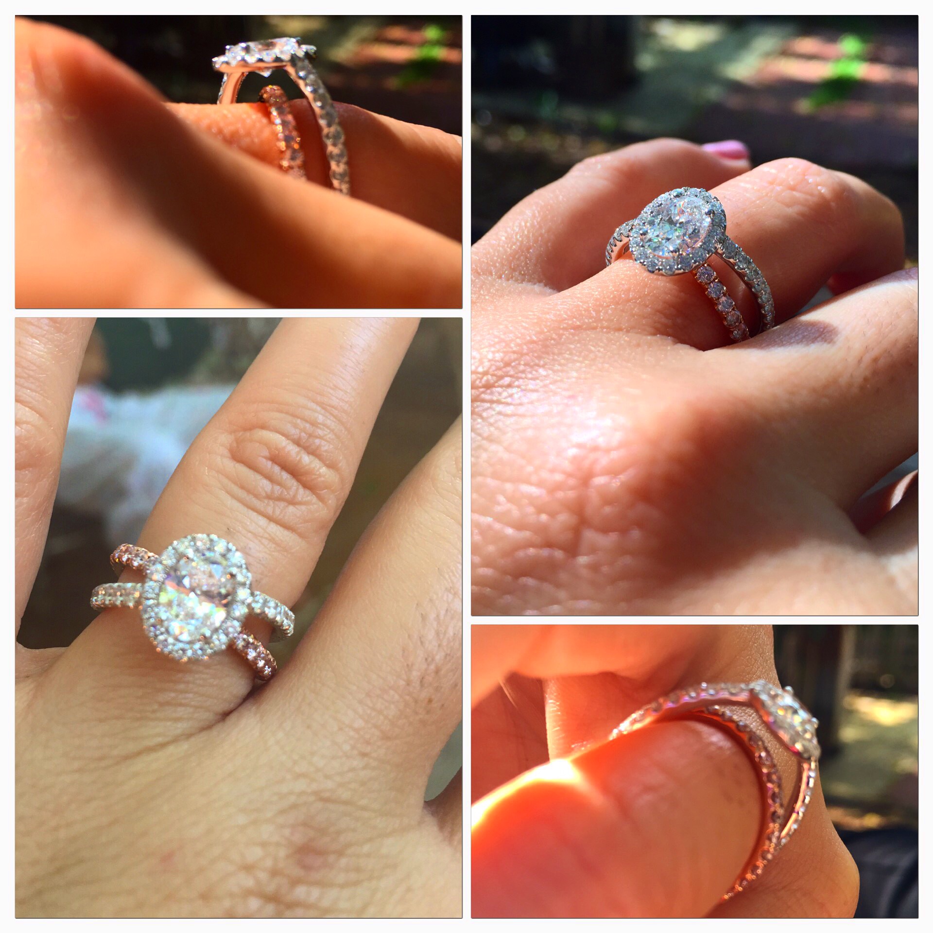Show me your OVAL SPLIT SHANK engagement rings!
