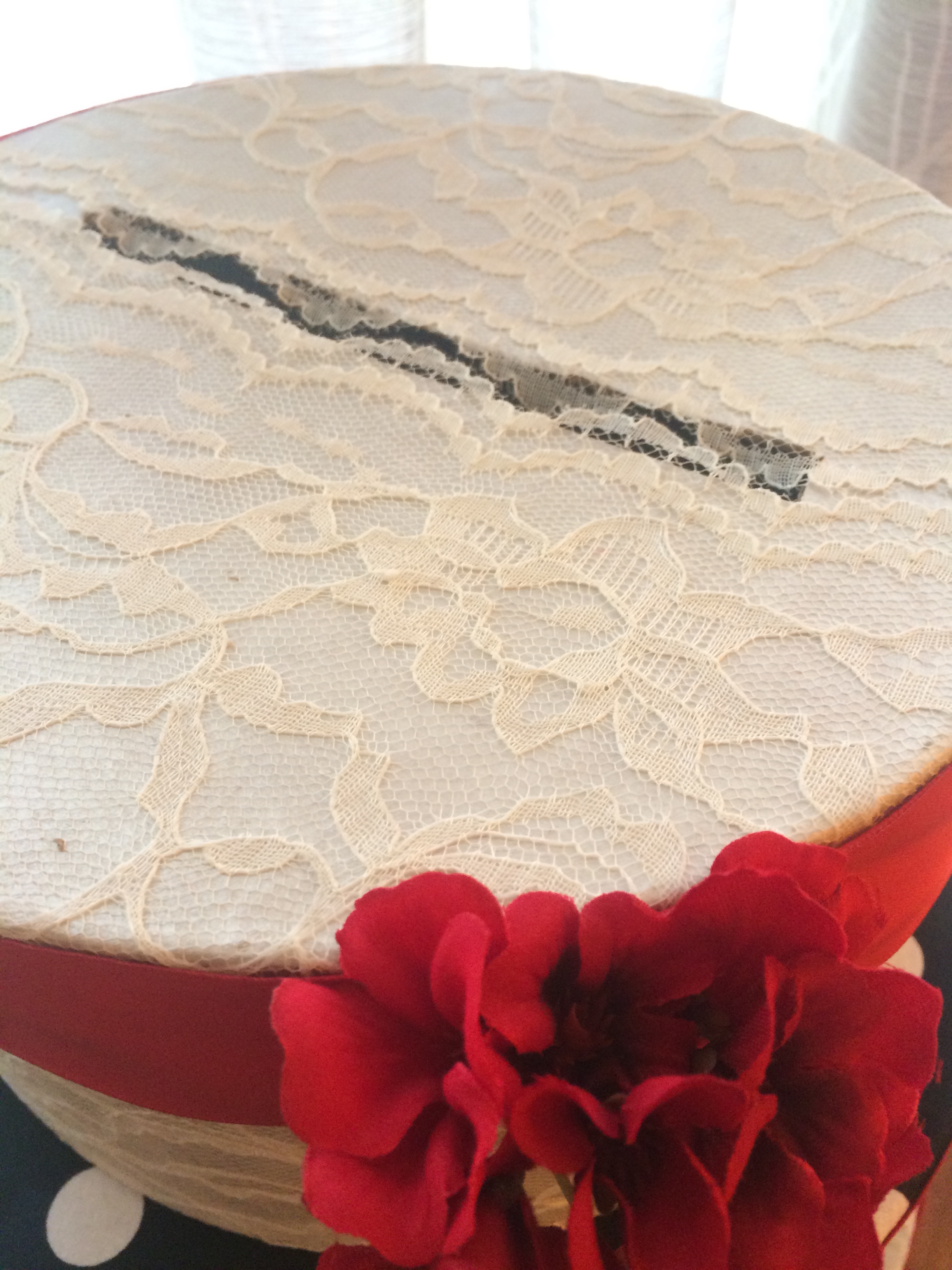 Detailed StepByStep DIY Lace Card Box Weddingbee