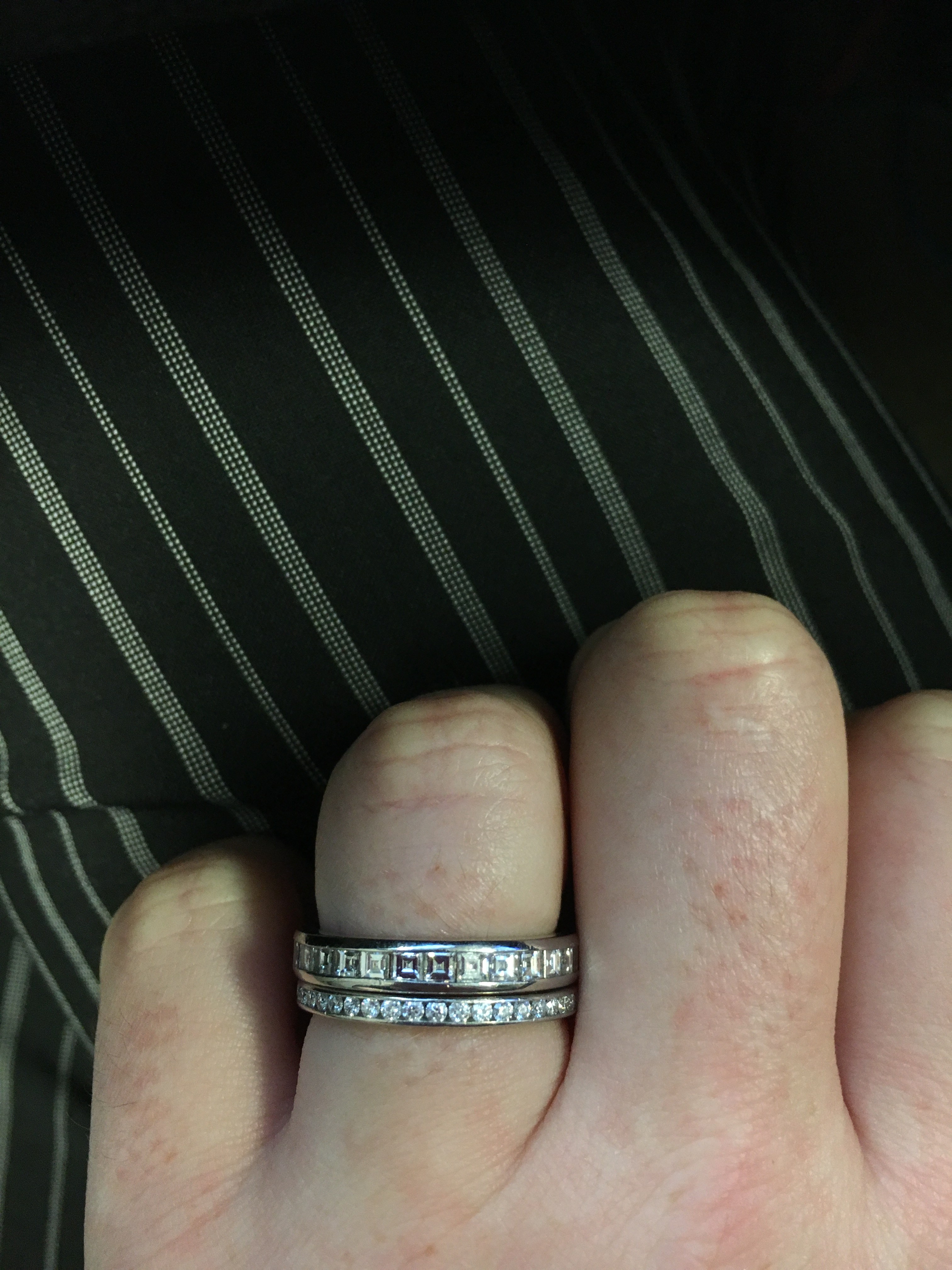 Just a wedding band with no engagement ring? Show me your bling!