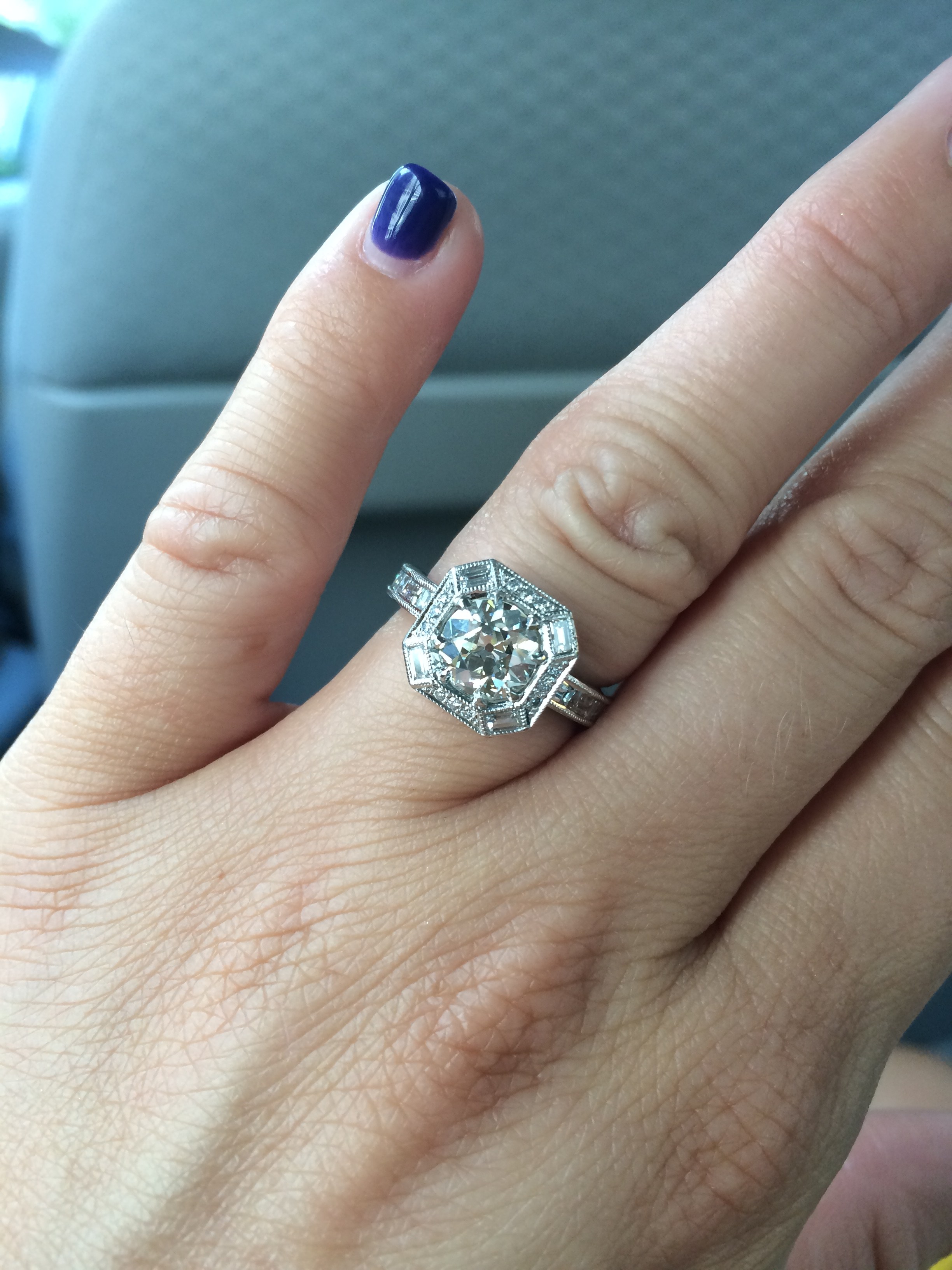 Show me your Engagement ring and Wedding band GAP! non flush pictures