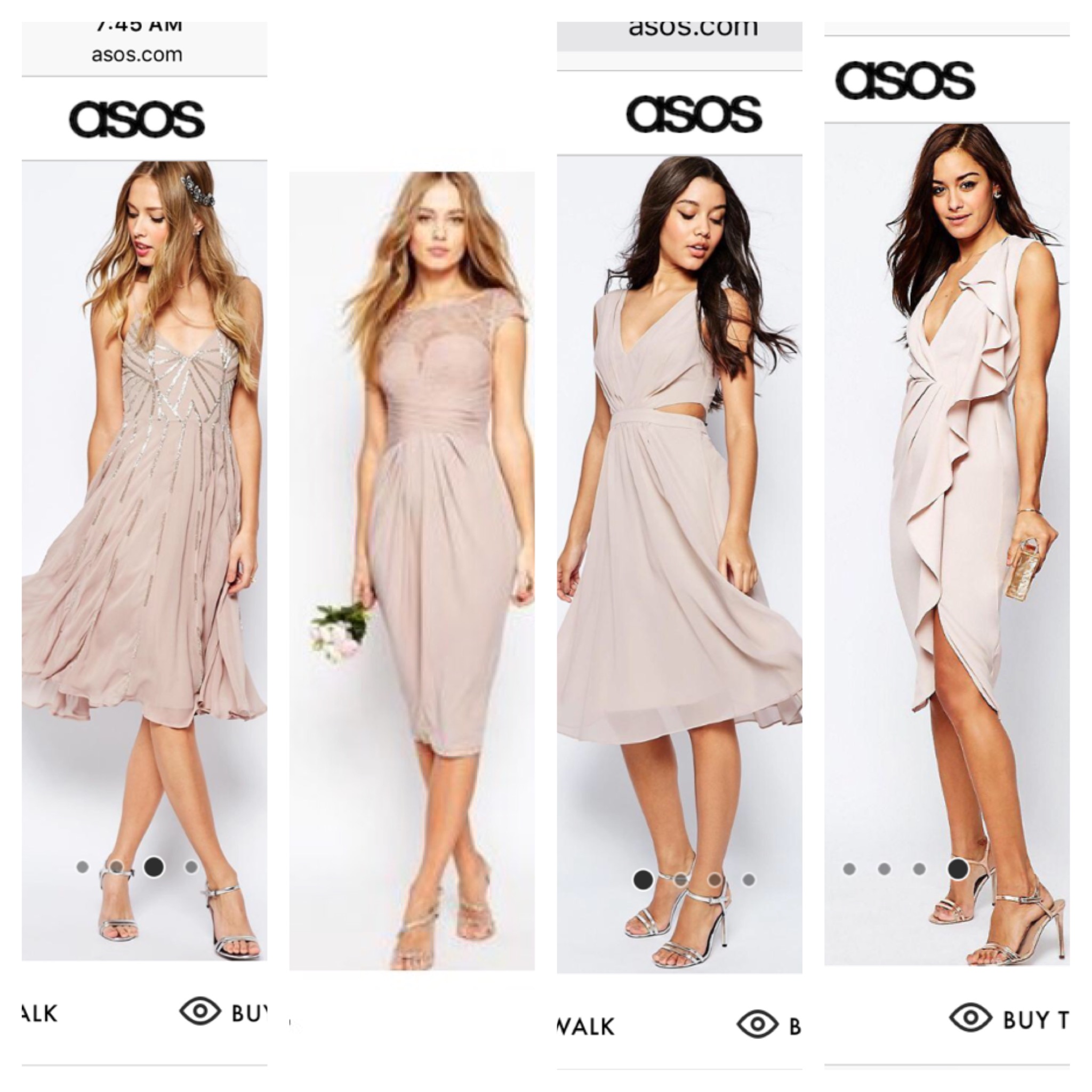 Asos bridesmaid dresses has anyone ordered?