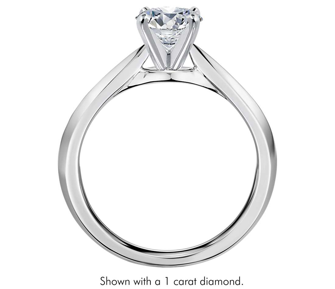How can you tell if wedding band will sit flush against engagement ring?