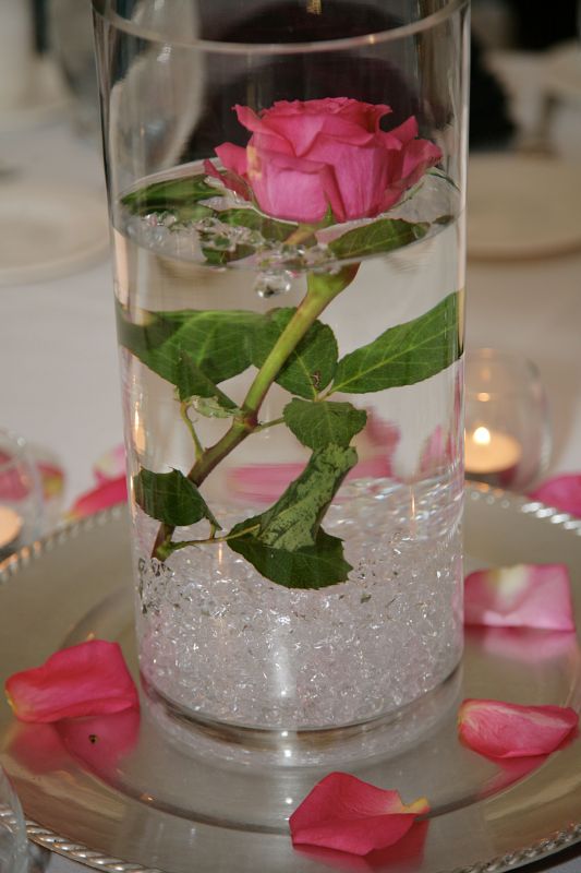 Inexpensive floating flower centerpiece help…