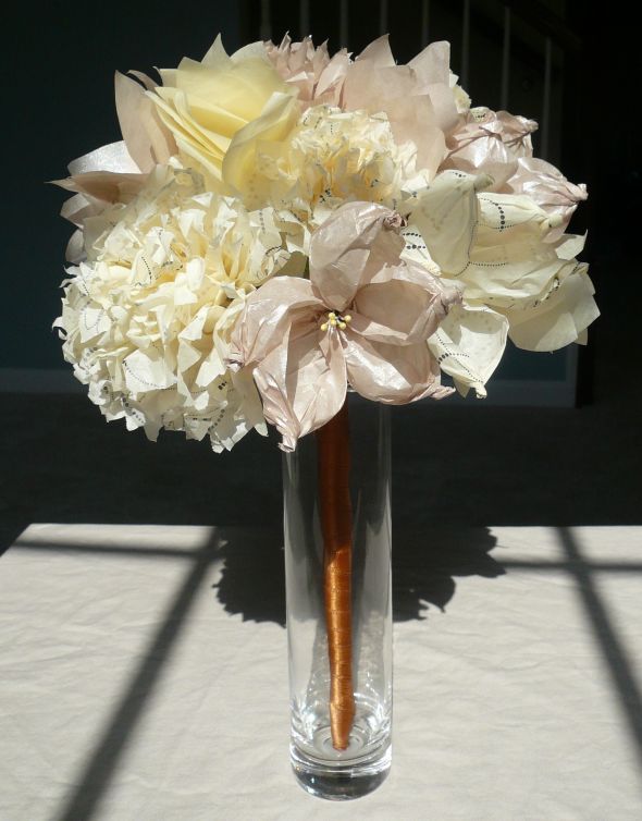 Tissue Paper Flower Bouquet Weddingbee Photo Gallery