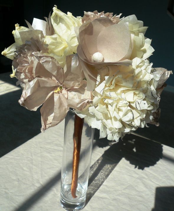 Tissue Paper Flower Bouquet Weddingbee Photo Gallery