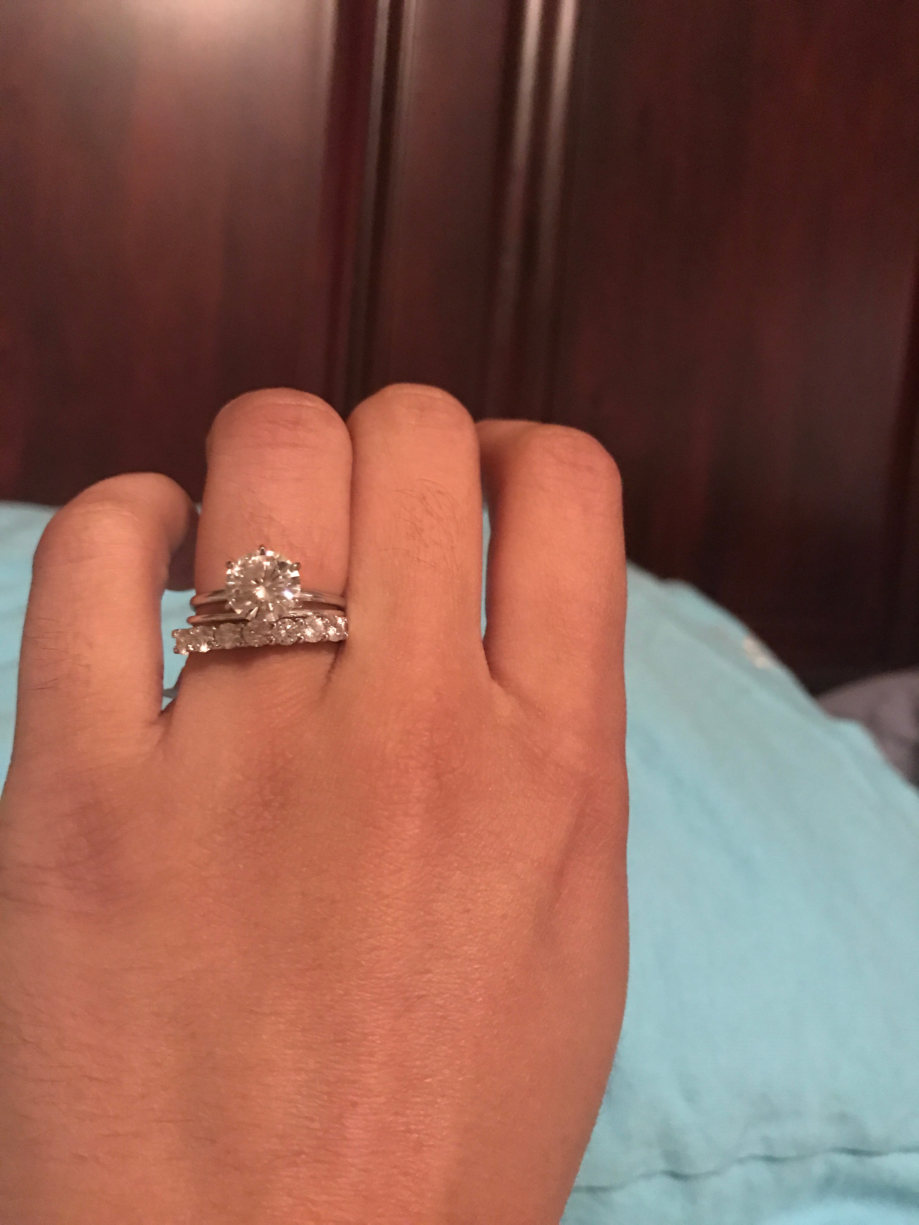 Ring Guard or Spacer Ring + Wedding Band? (PICS)