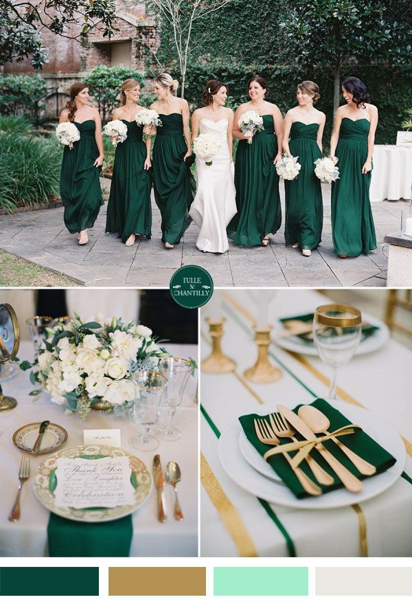 Would forest green bridesmaids look odd with navy blue groomsmen? Page 2
