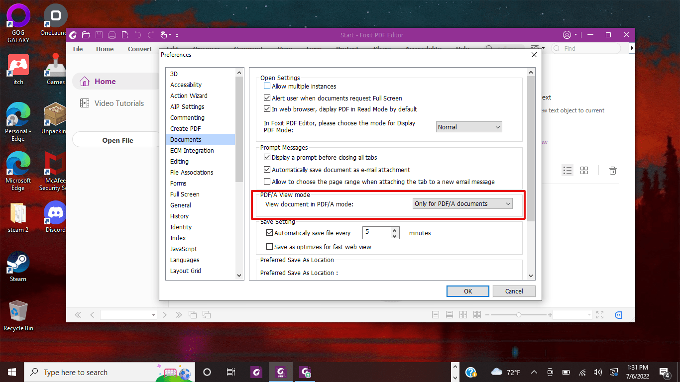 How to use PDF/A (archived PDF) view mode? Foxit Blog