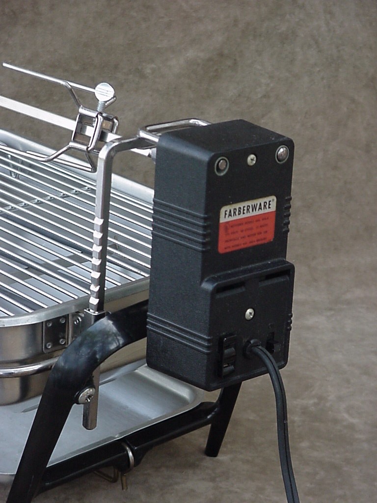 FARBERWARE ELECTRIC ROTISSERIE INDOOR SMOKELESS OPEN HEARTH GRILL NEW