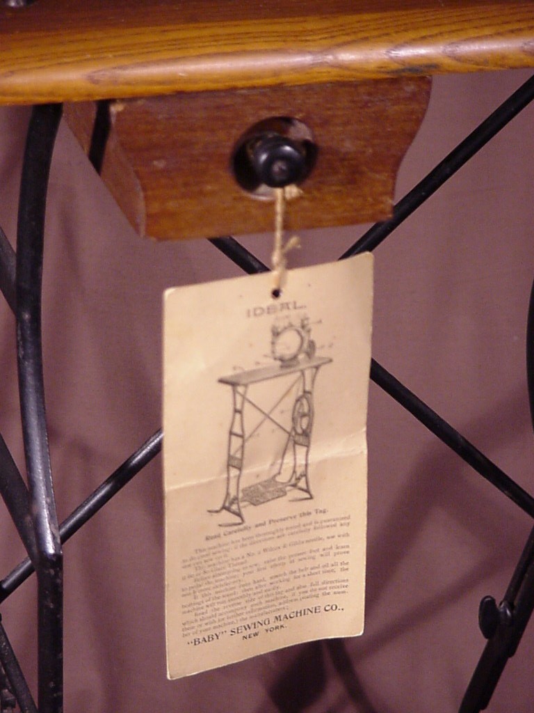 Antique cast iron IDEAL Toy Child Treadle, mfg. by "BABY" Sewing