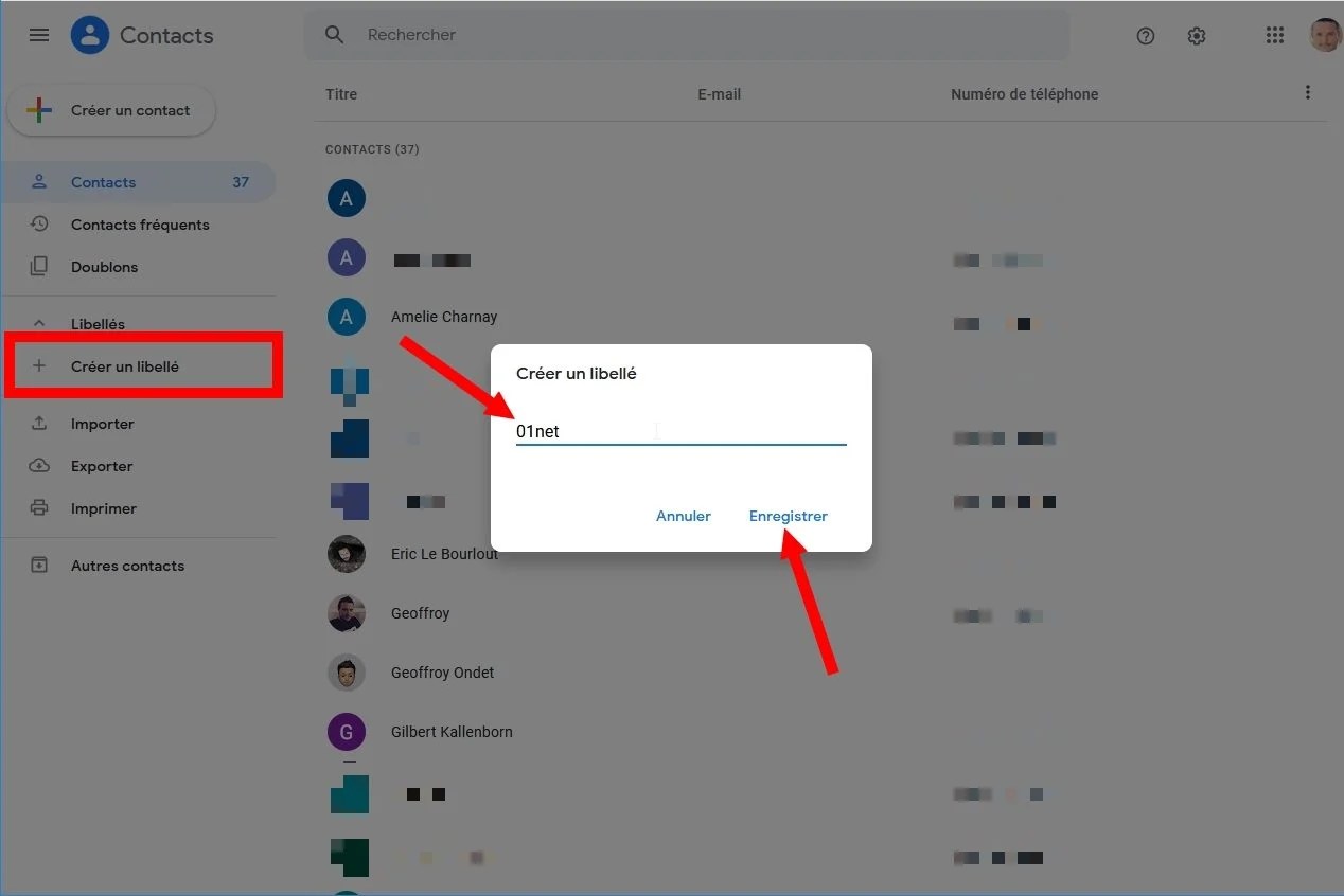 Comment créer une liste de diffusion dans Gmail