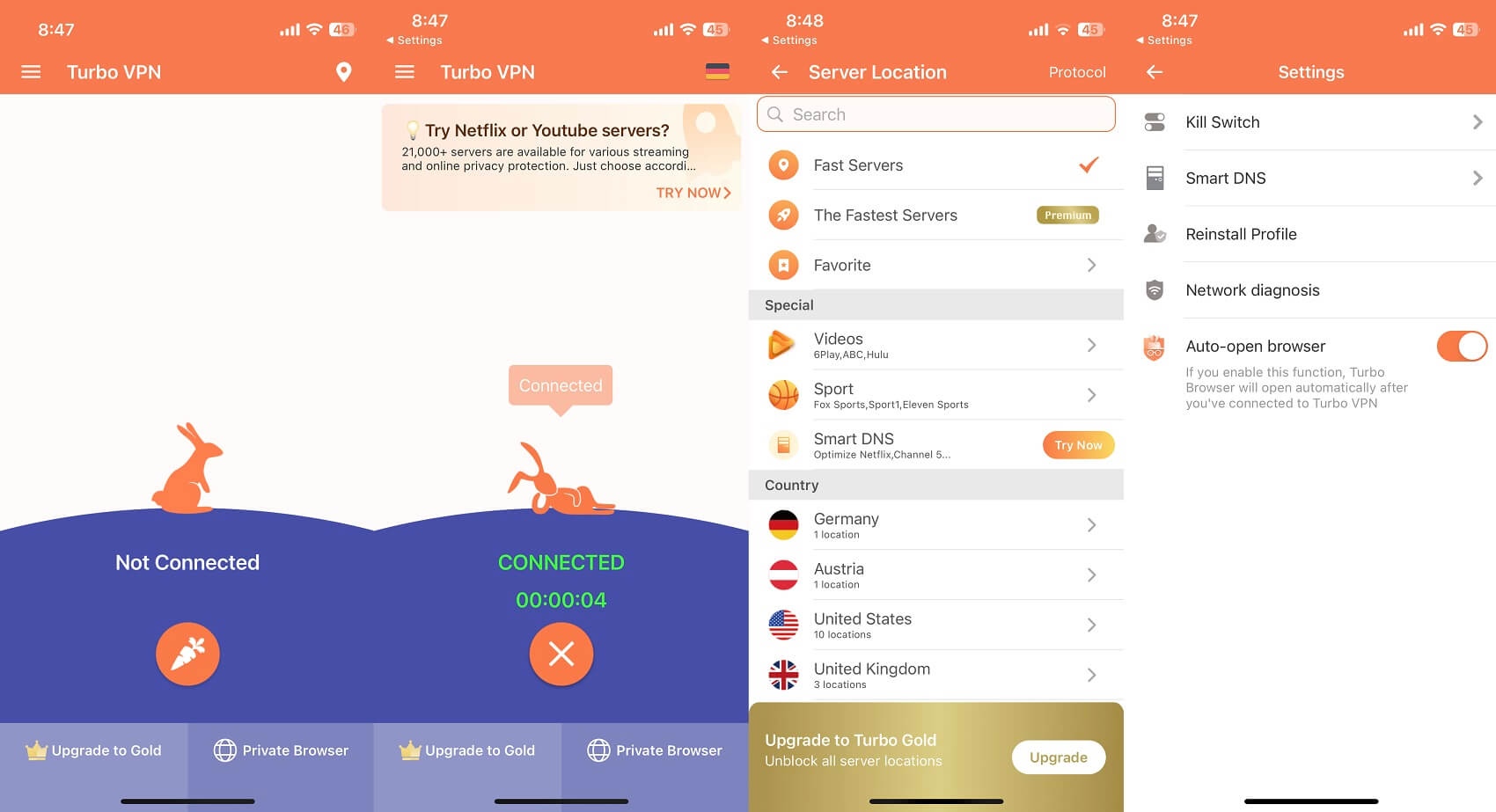 Turbo VPN Review 2024 A Slow, Unsafe & Unreliable Free VPN