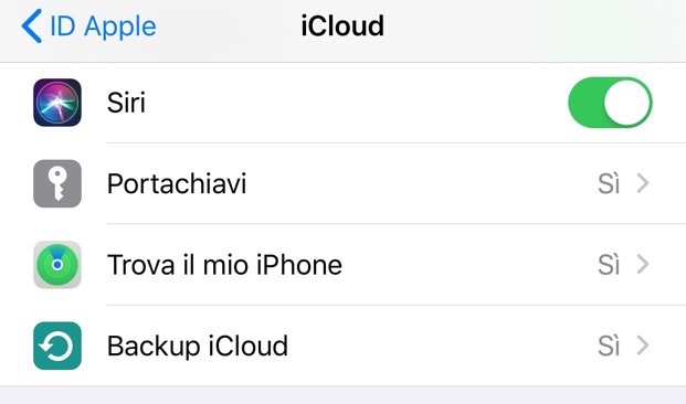 Come effettuare il backup di iPhone con iCloud