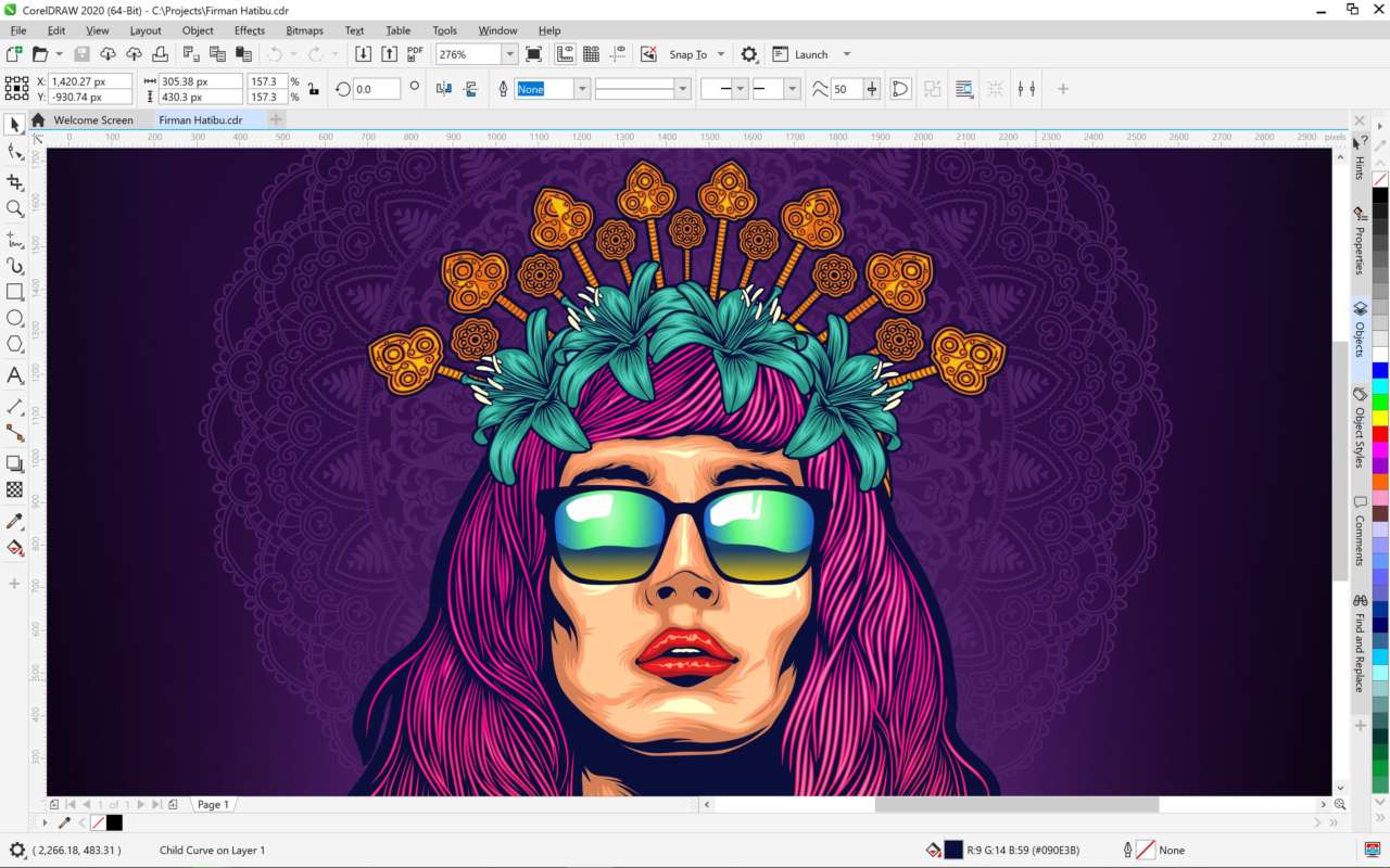 CorelDraw Graphics Suite 2020, grafica professionale su