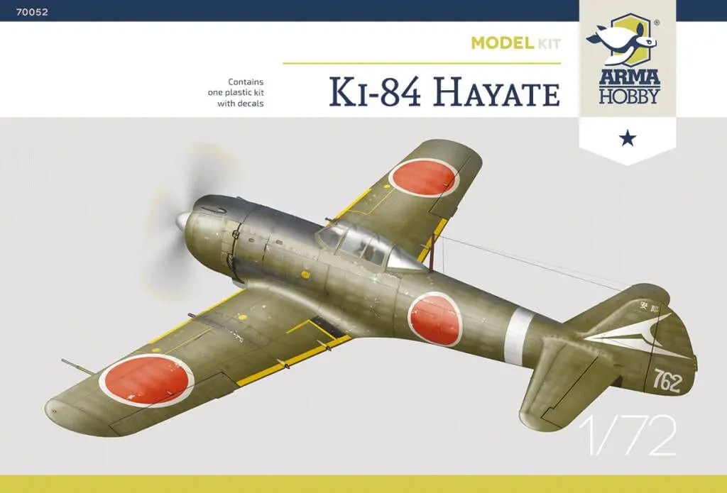 Arma Hobby 70052 Ki84 Hayate (Model Kit) 1/72 Scale Model