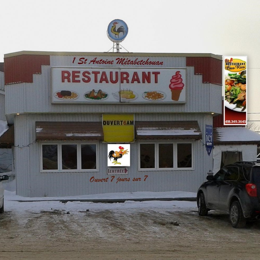 Restaurant CocoRico MétabetchouanLacàlaCroix Quebec 1000