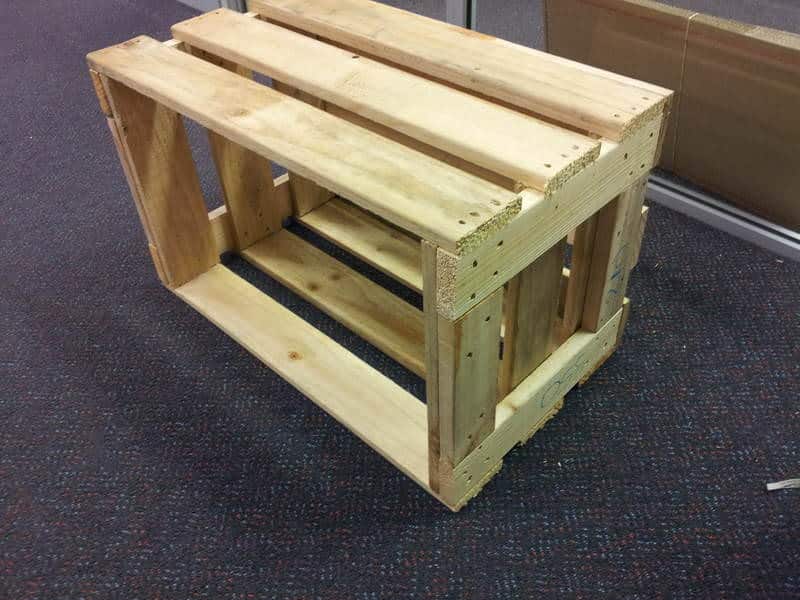 Crates From Upcycled Pallet Planks • 1001 Pallets