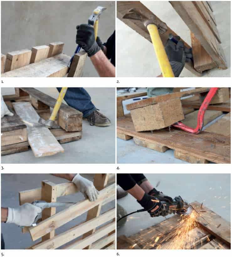 3 Methods For Dismantling Pallets • Pallet Ideas • 1001 Pallets