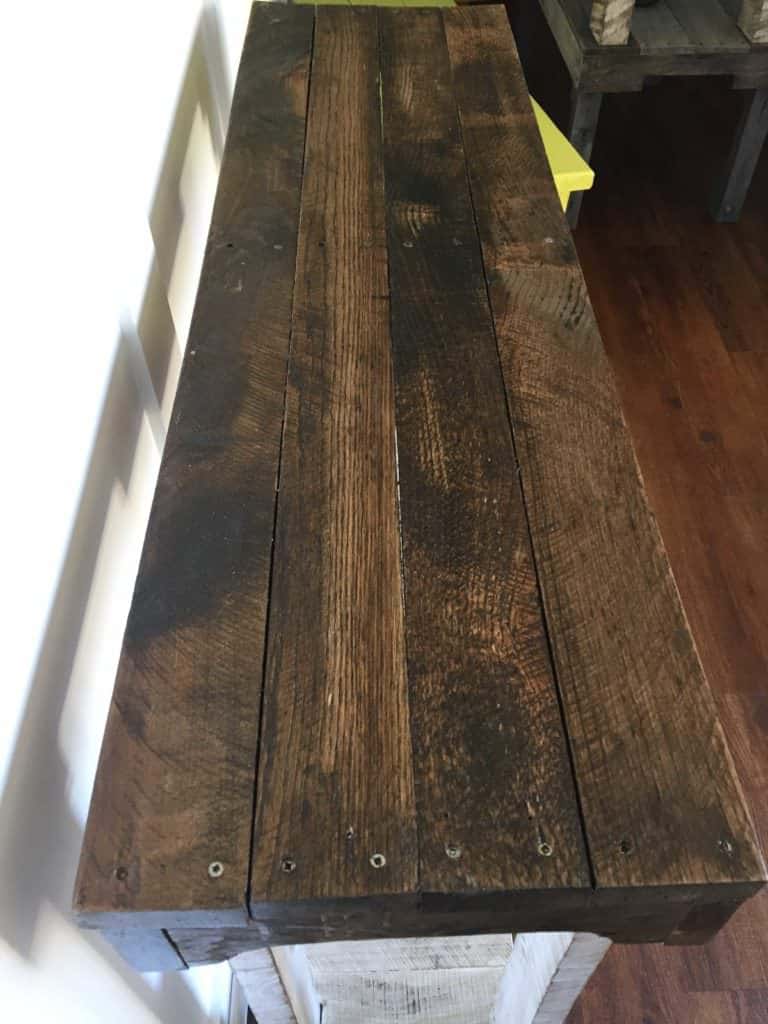 Rustic Pallet Sofa Table • 1001 Pallets