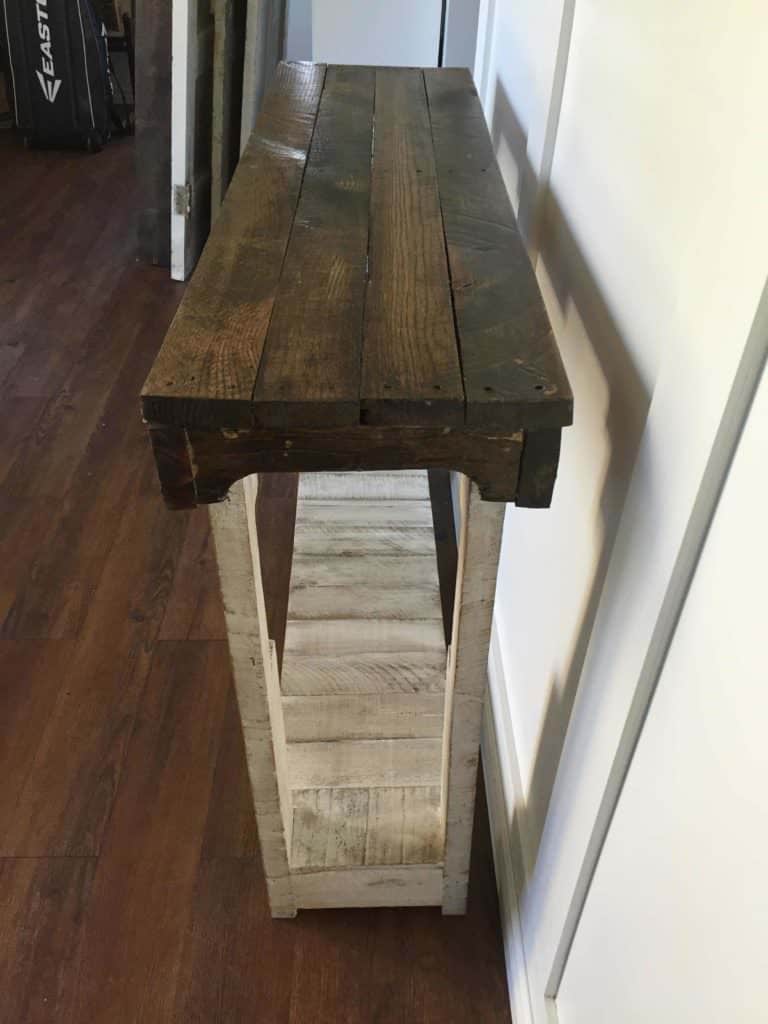 Rustic Pallet Sofa Table • 1001 Pallets