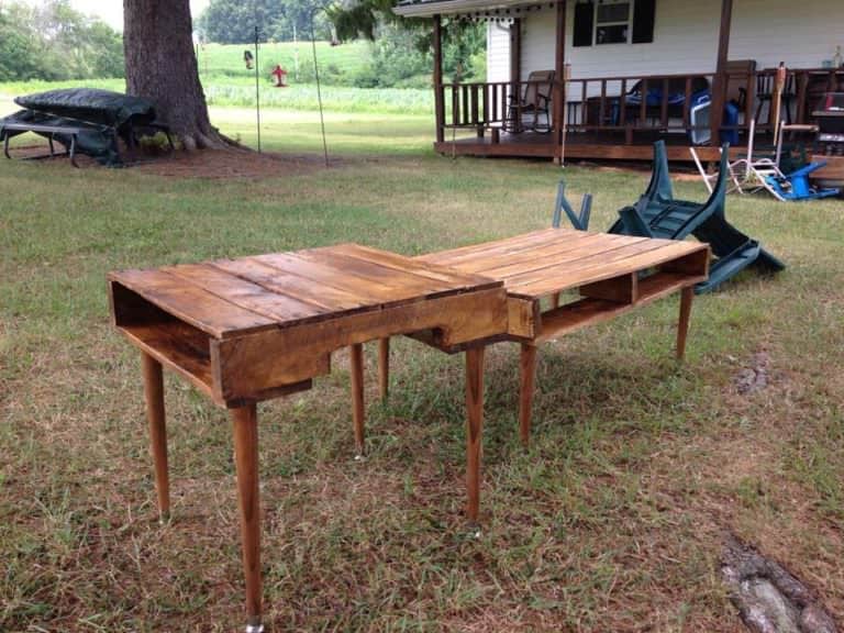 Pallet Coffee And End Tables Pallet Coffee & End Table Set • 1001 Pallets