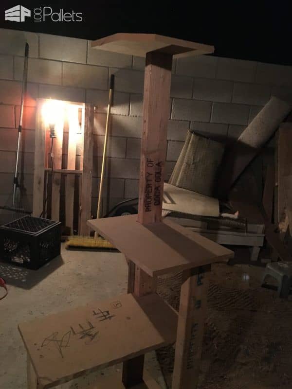 Purrrrfect Pallet Cat Tree • 1001 Pallets