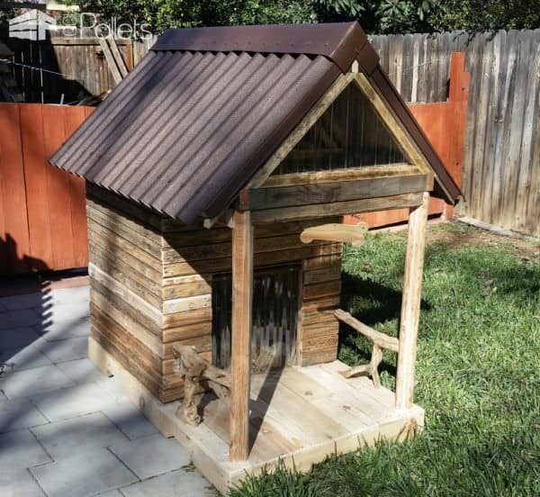 Custom Large Pallet Dog House Can Convert Into Kids
