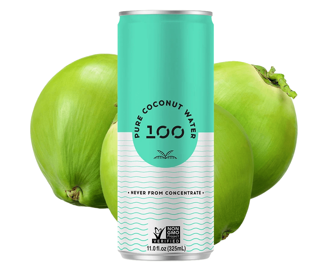 PURE COCONUT WATER + MANGO 100 Coconuts