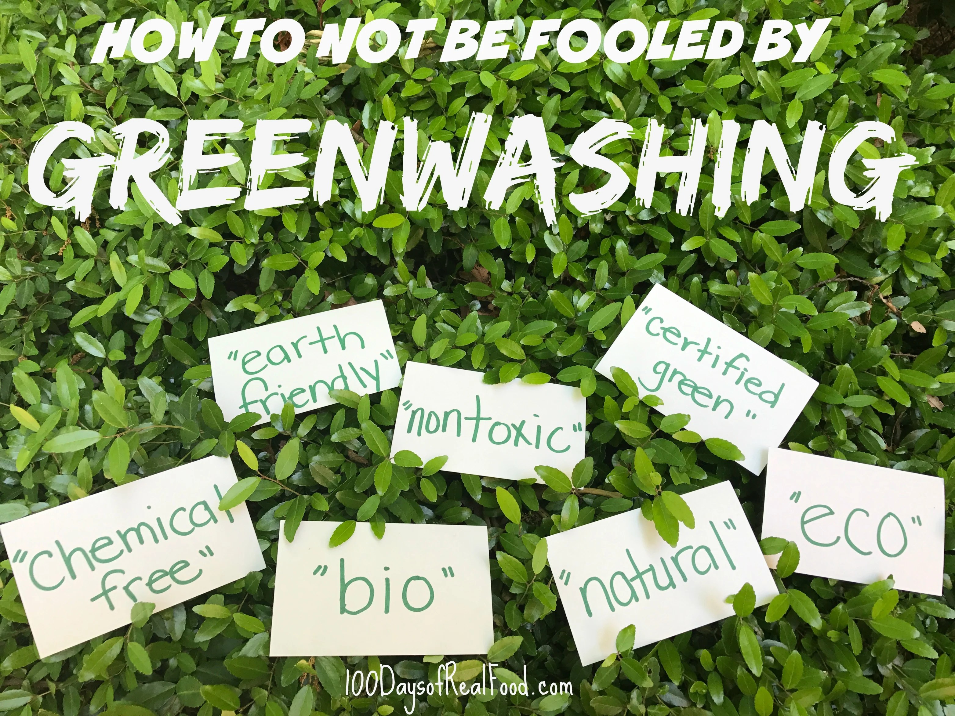 Greenwashing Don't Be Fooled ⋆ 100 Days of Real Food