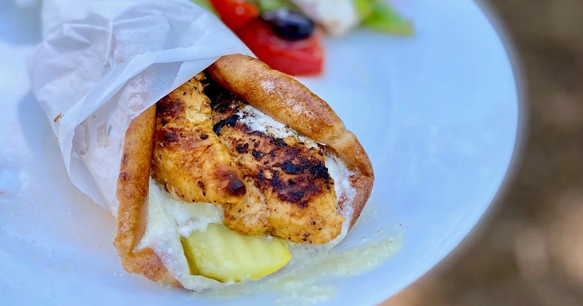 Check spelling or type a new query. Chicken Shawarma Sandwich with Garlic Sauce