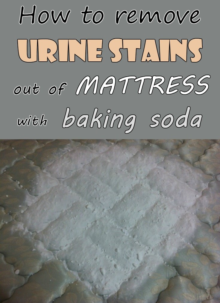 How to remove urine stains out mattress with baking soda