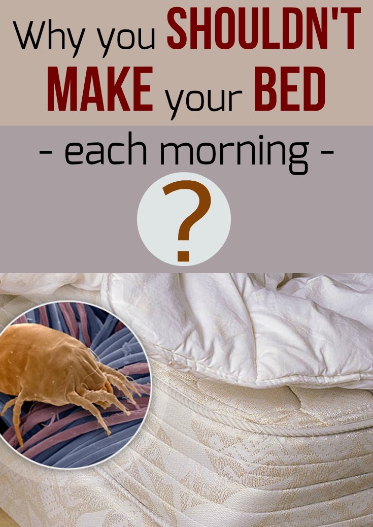 Why you shouldn’t make your bed each morning